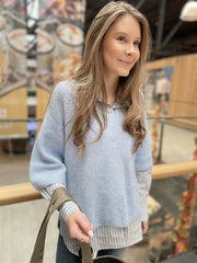 MMTaci 3/4 V-Neck Knit