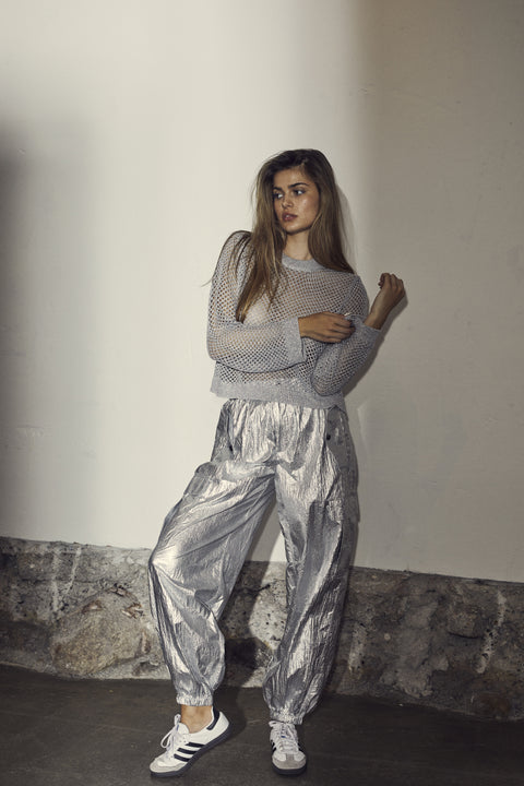 Alvin Net Knit Silver