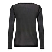 Mesh O-Neck Blouse