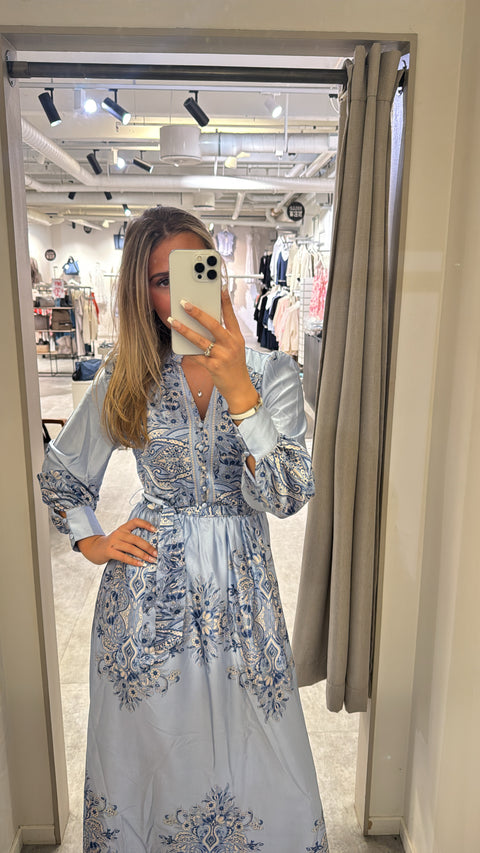 Nova Paisley Border Dress