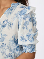 Davina Flower Flow Blouse