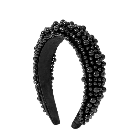 Day Pearly Velvet Hair Band