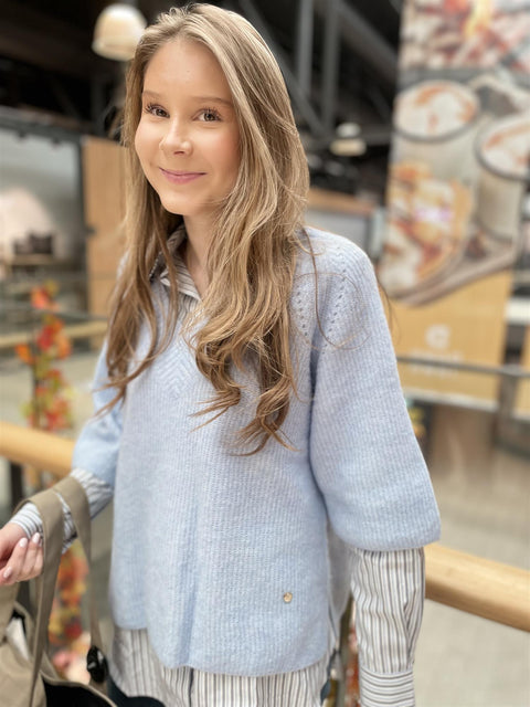 MMTaci 3/4 V-Neck Knit