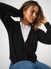 Thora V-Neck Knit Cardigan