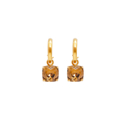 Carla Swarowski Earring Smokey Quarts