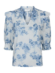 Davina Flower Flow Blouse