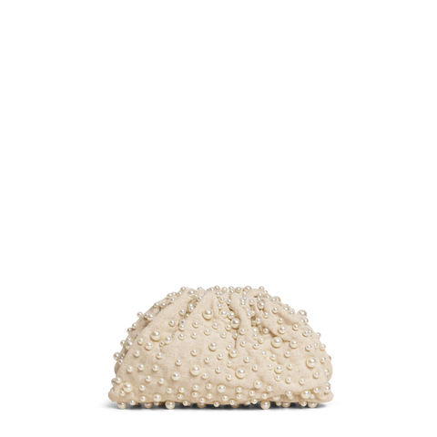 Day Pearl Linen Clutch