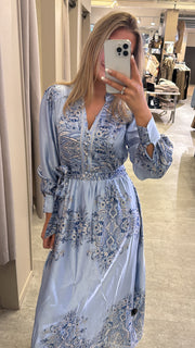 Nova Paisley Border Dress