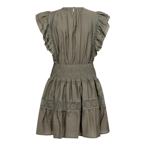 CallumCC Frill Pintuck Dress