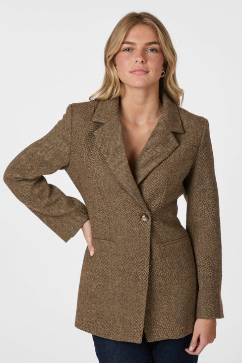 Bowie Herringbone Blazer