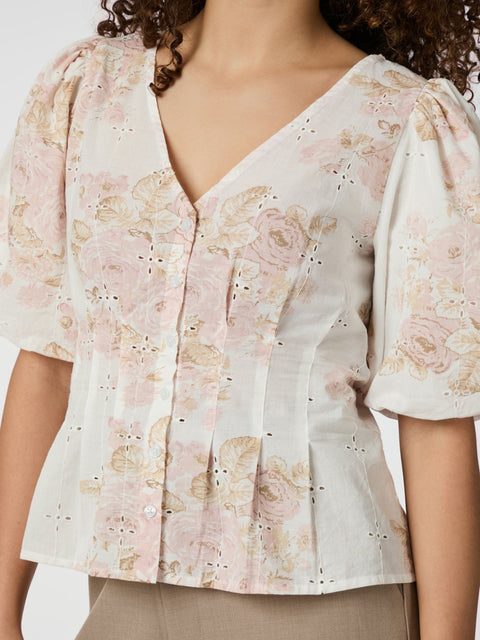Timra Emb Rose Blouse