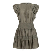 CallumCC Frill Pintuck Dress