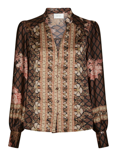 Massima Botanical Border Blouse