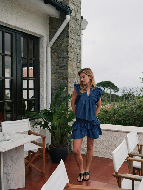 Carin Denim Skirt