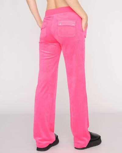 Del Ray Classic Velour Pant Pocket