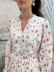 Daffodil Embroidery Dress
