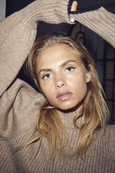 Row Puff Rib Knit